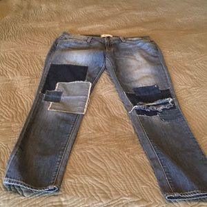 Paige Skinny Marcy Patchwork Jean